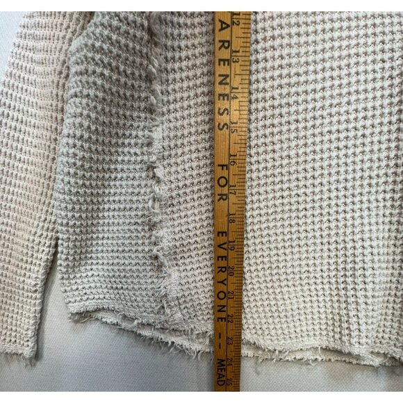 Free People Womens Cold Shoulder Knit Sweater Ivory Size XS Cream - Picture 7 of 13